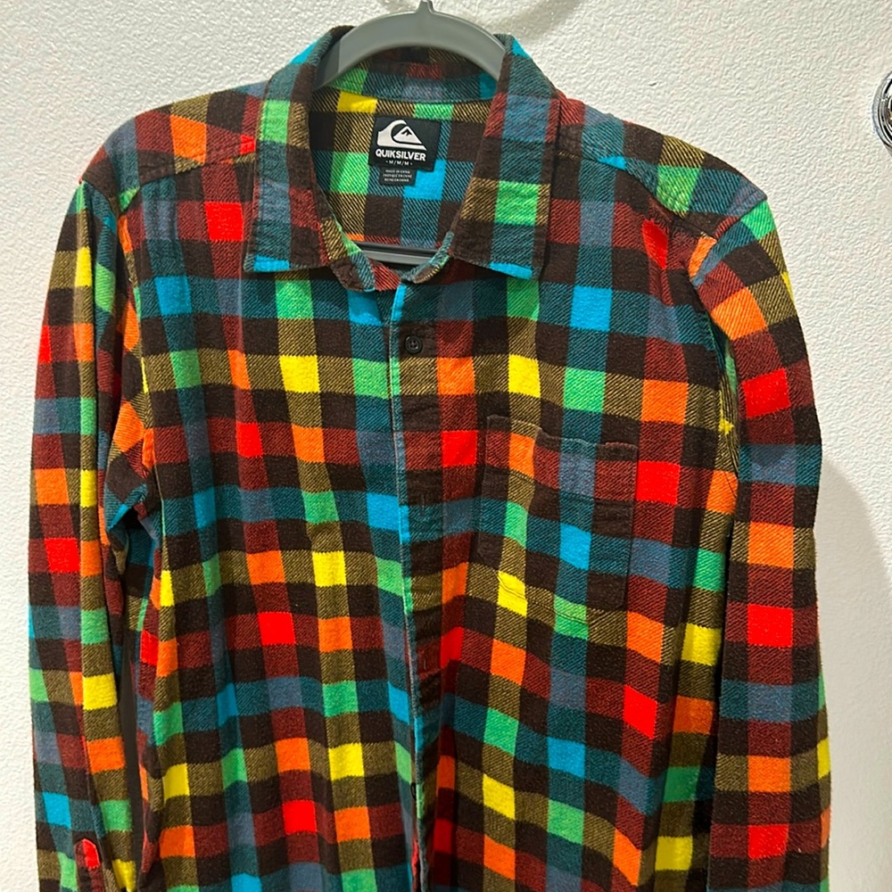 Plaid Button Down Casual Shirt